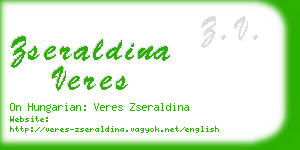 zseraldina veres business card